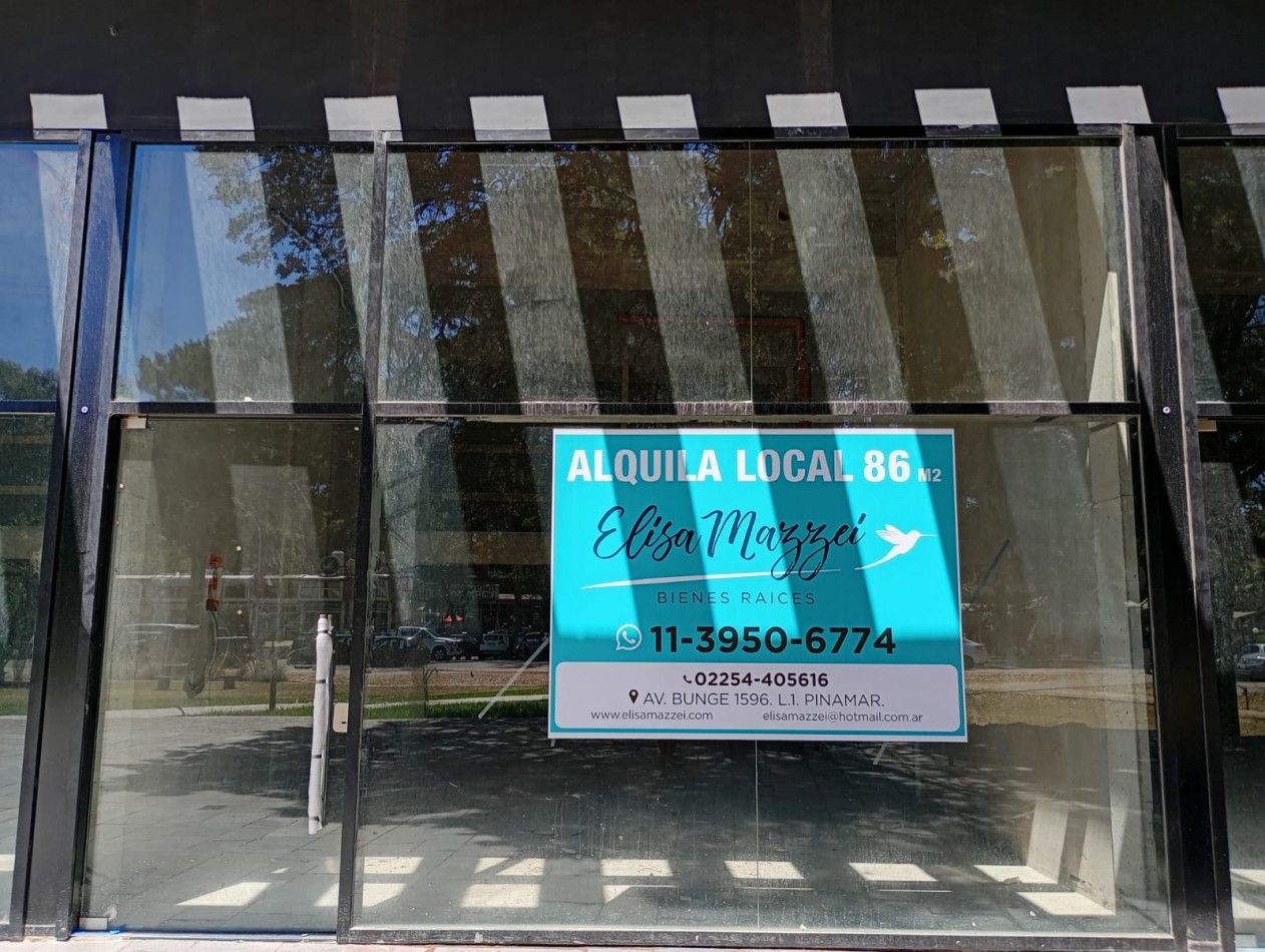 LOCAL EN ALQUILER - AVENIDA BUNGE - PINAMAR