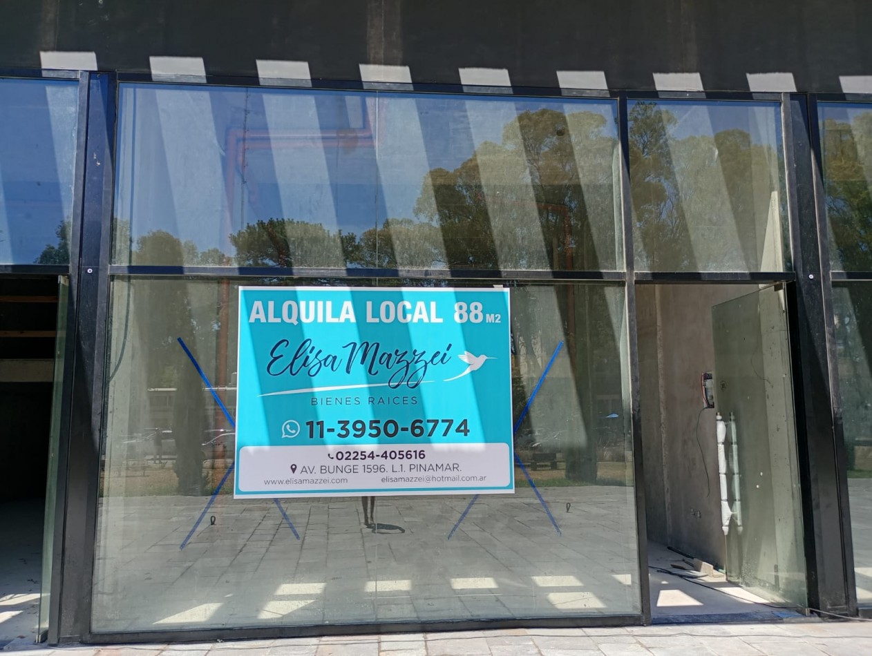 LOCAL EN ALQUILER - AVENIDA BUNGE - PINAMAR 