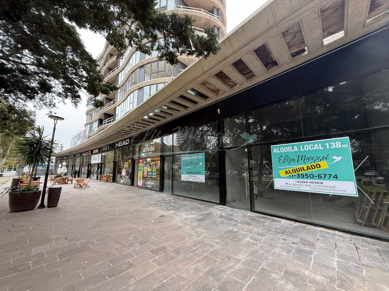 LOCAL EN ALQUILER - AVENIDA BUNGE - PINAMAR