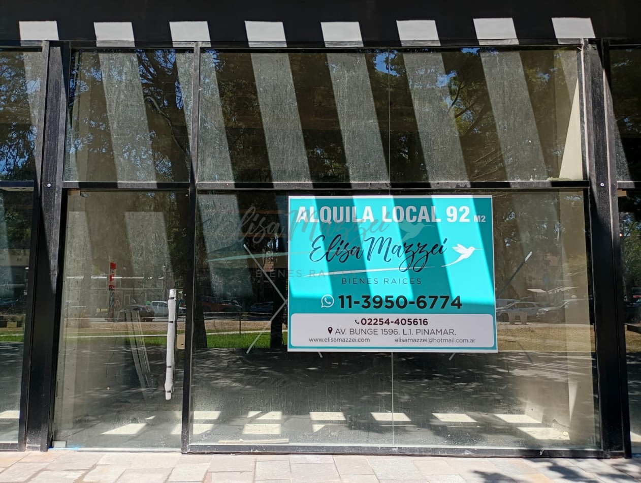 LOCAL EN ALQUILER - AVENIDA BUNGE - PINAMAR