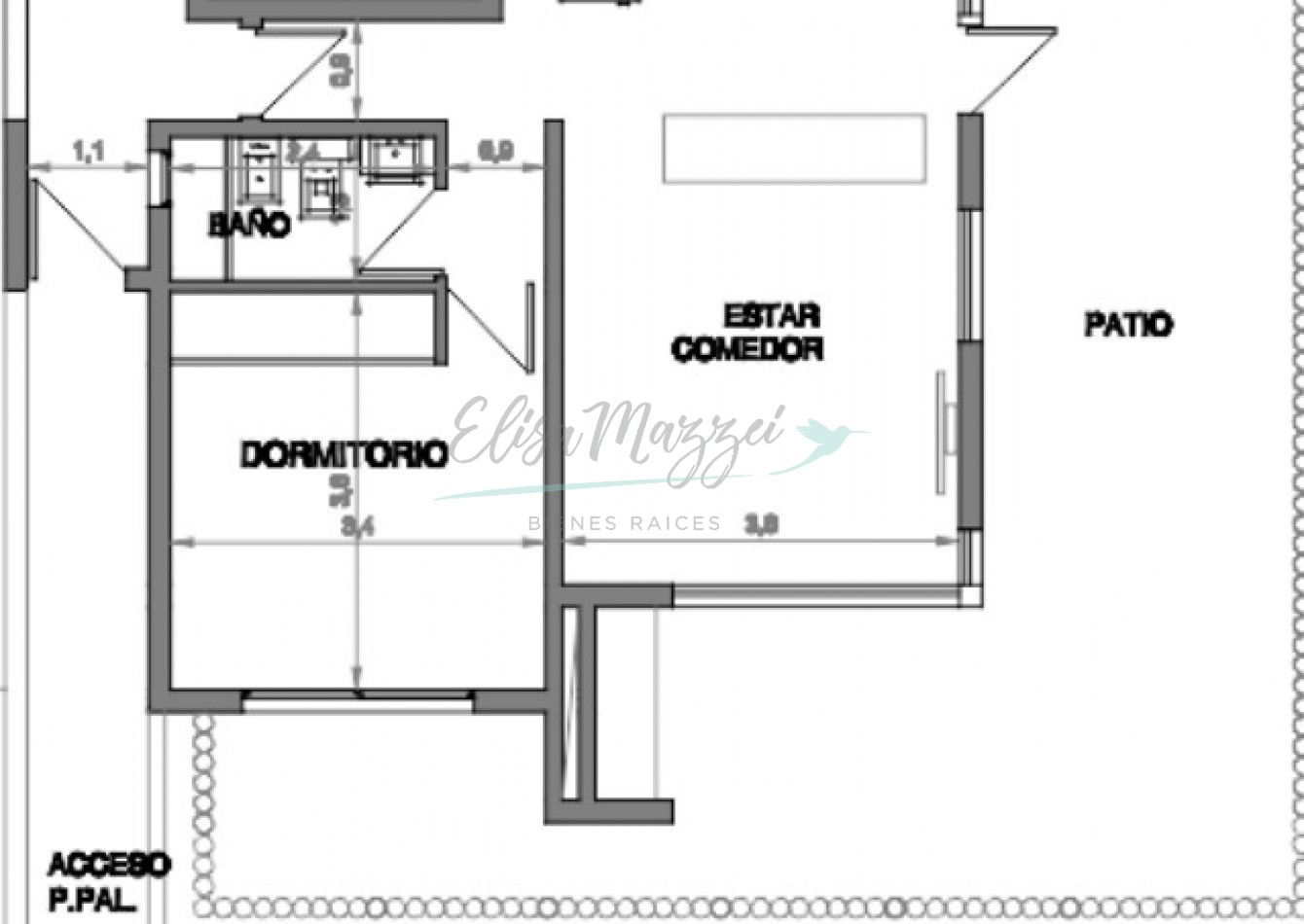 DEPARTAMENTO DOS AMBIENTES A METROS DEL MAR - VALERIA DEL MAR 